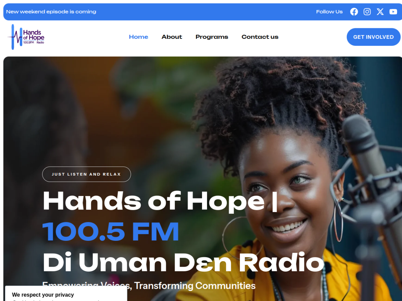 Hands of Hope Media radio and media platform
